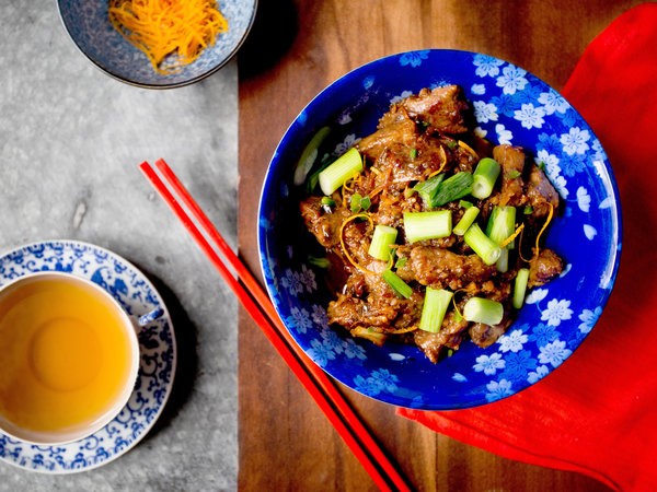 Orange beef