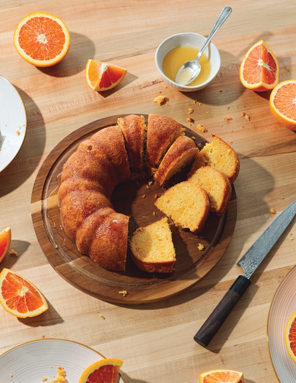 Orange bundt cake (Rosca de naranja)