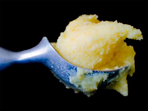 Orange buttermilk sherbet
