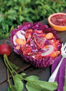 Orange-cabbage salad