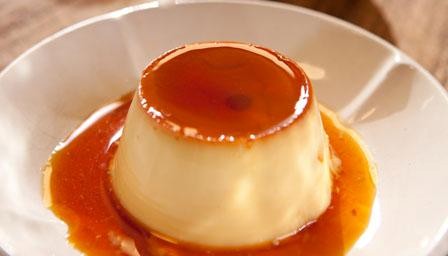 Orange caramel custard