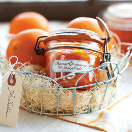 Orange-cardamom marmalade