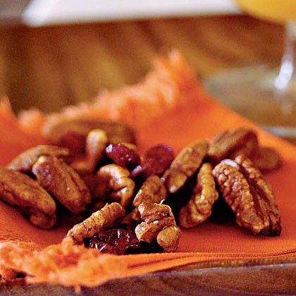 Orange chipotle-spiced pecan mix