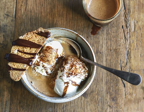 Orange, choc & almond biscotti
