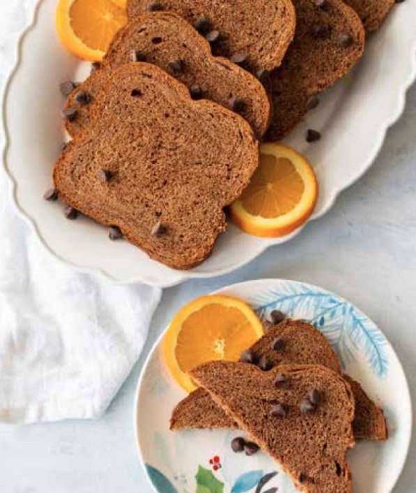 Orange chocolate chip bread 