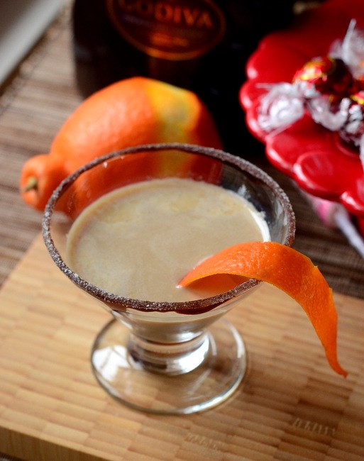 Orange chocolate espresso martini