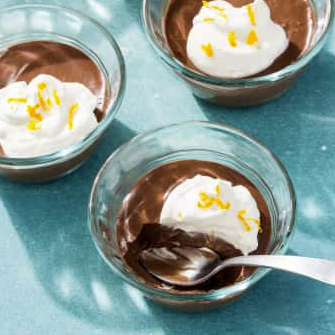 Orange chocolate mousse
