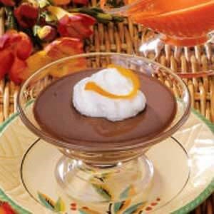 Orange chocolate mousse