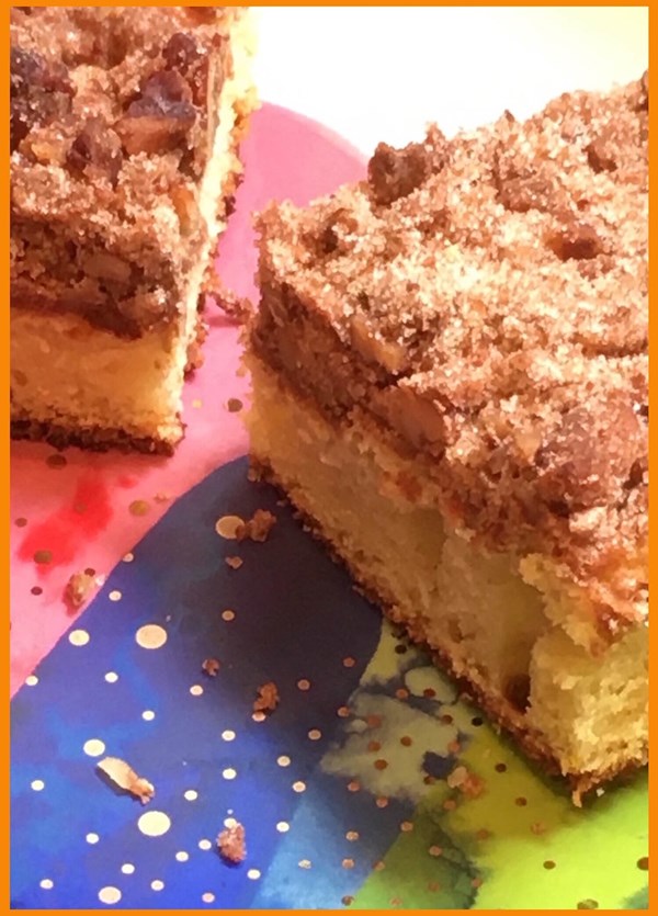 Orange coffee cake