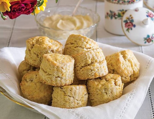 Orange cream scones