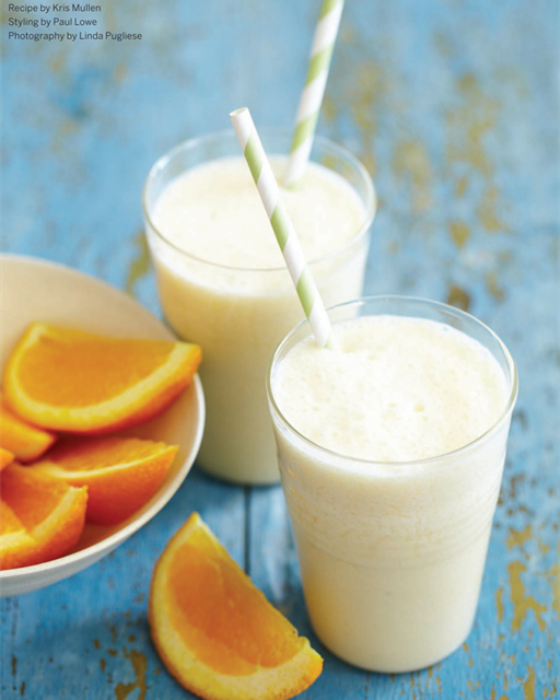 Orange creamsicle milkshake