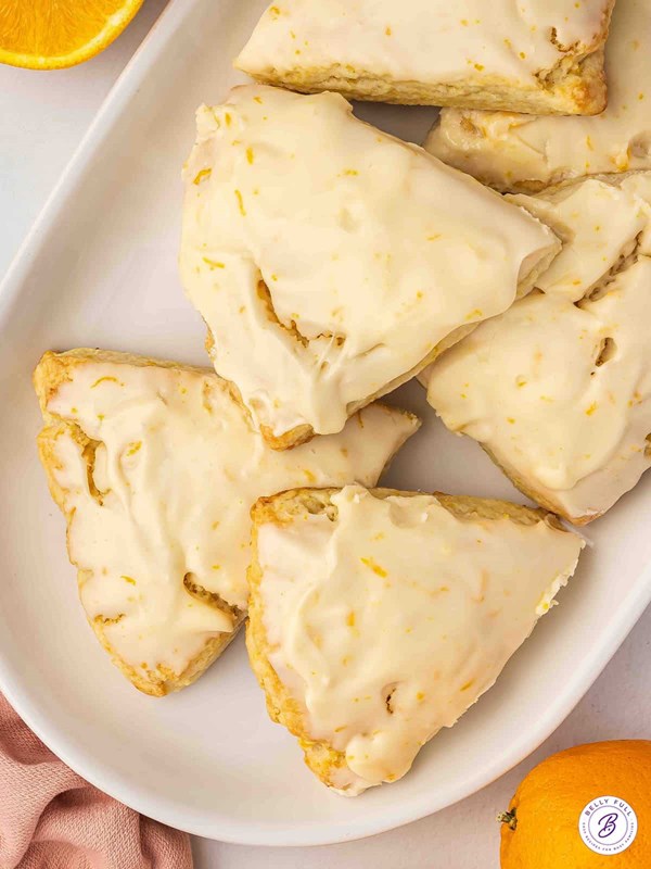 Orange creamsicle scones