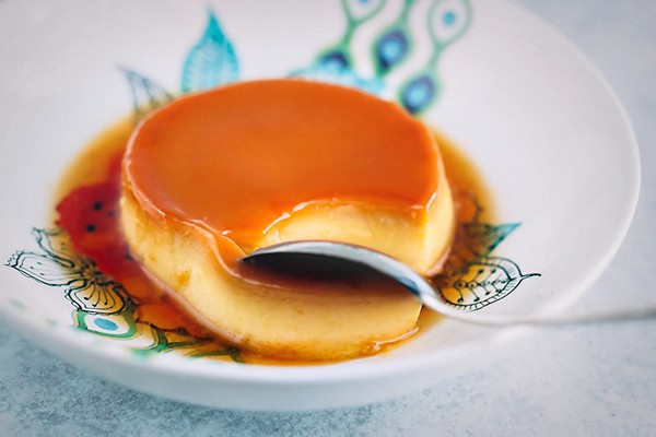 Orange crème caramel (Flan de naranja)