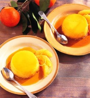 Orange custard (Flan d'arancia)