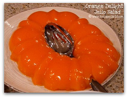 Orange delight Jello salad