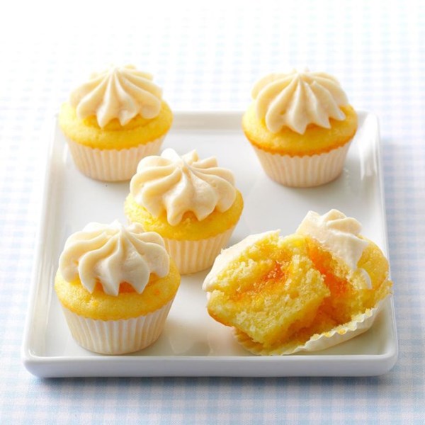 Orange dream mini cupcakes