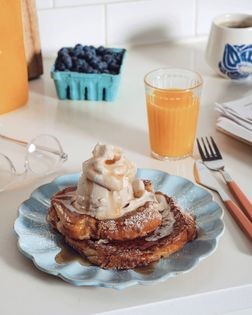 Orange fennel French toast
