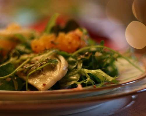 Orange fennel salad