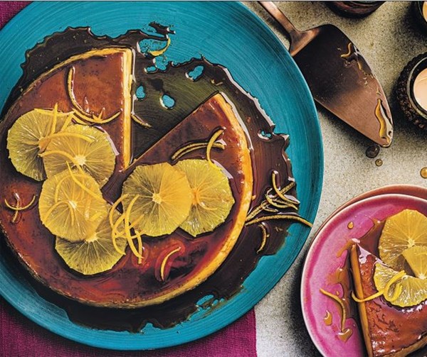 Orange flan