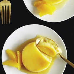 Orange flan (Flan de naranja)