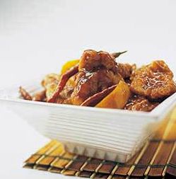 Orange-flavored chicken