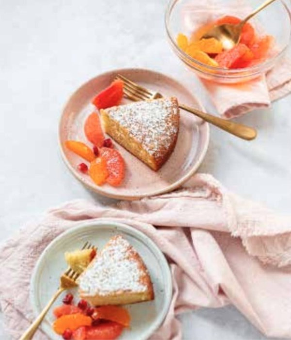Orange flower olive oil cake