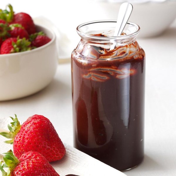 Orange fudge sauce