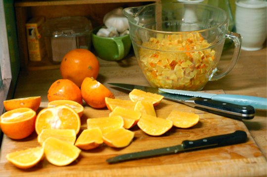 Orange-ginger marmalade