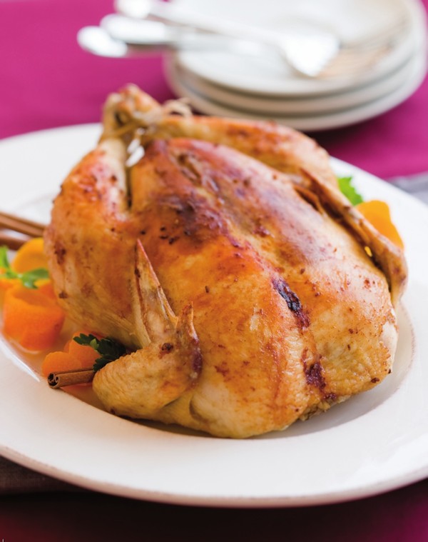 Orange ginger roasted chicken