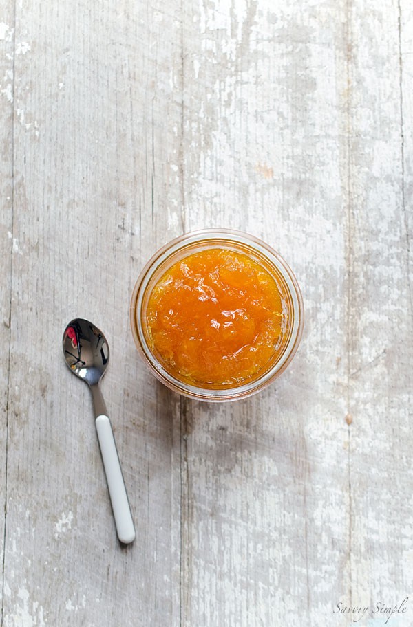 Orange Grand Marnier skillet jam
