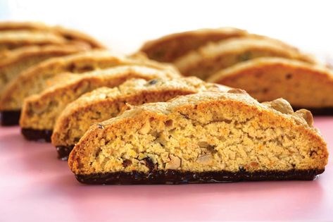 Orange hazelnut biscotti