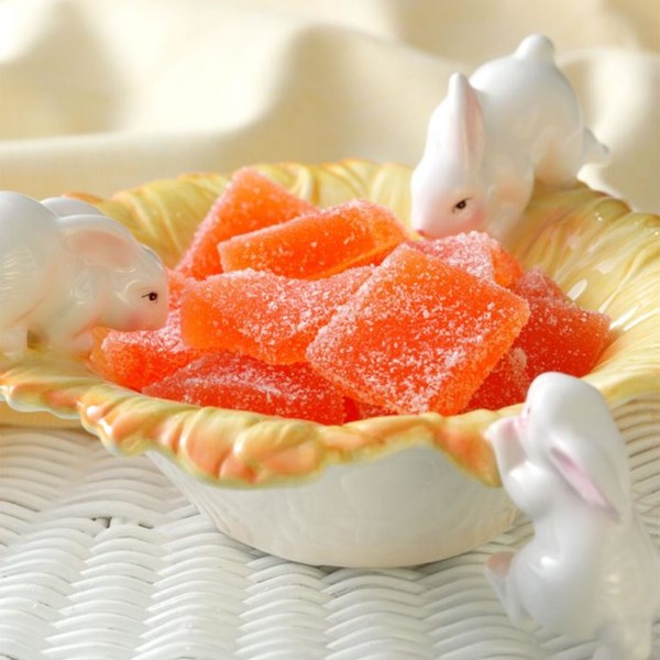 Orange jelly candies