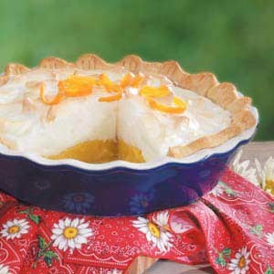 Orange meringue pie