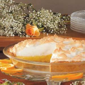 Orange meringue pie