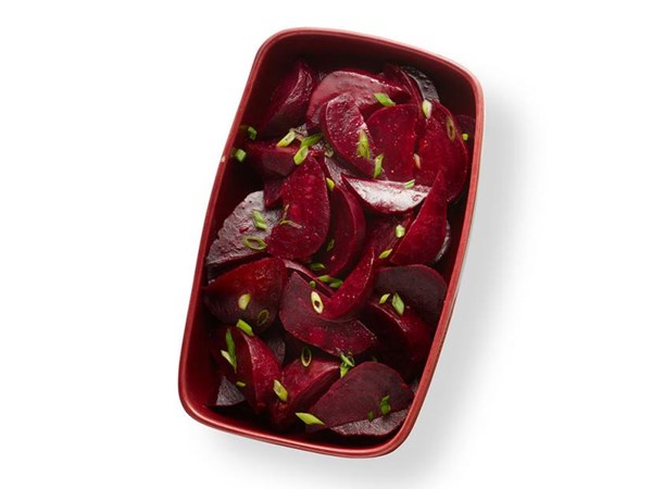 Orange-miso glazed beets