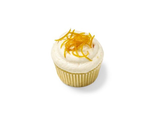 Orange-olive oil cupcakes