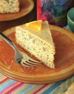 Orange poppy seed cake