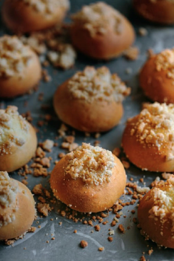 Orange rolls (Conchas de naranja)