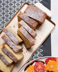 Orange-scented buttermilk cake loaves
