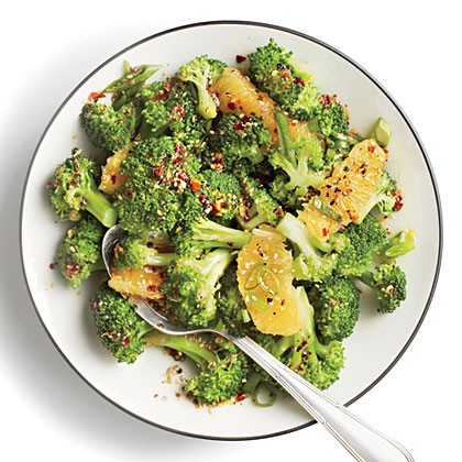 Orange-sesame broccoli