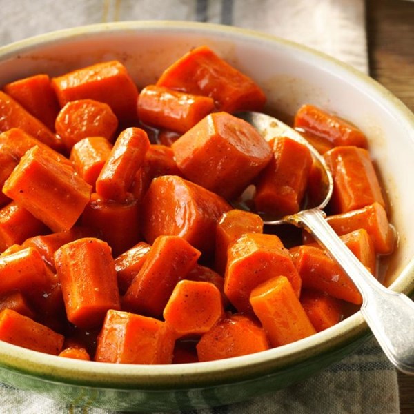 Orange spice carrots 
