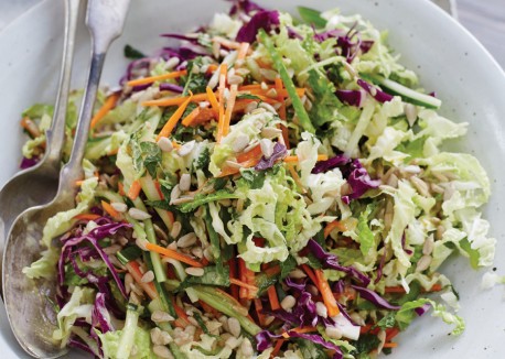 Orange sunflower slaw