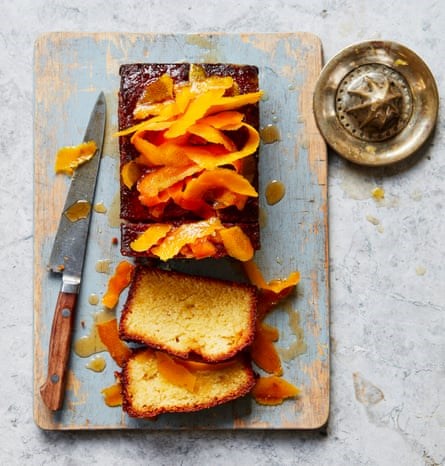 Orange syrup loaf cake