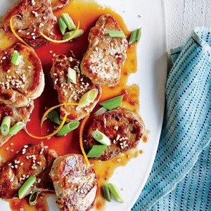 Orange-teriyaki pork tenderloin