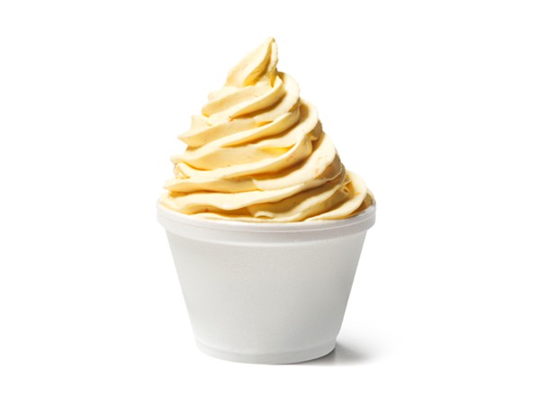 Orange-vanilla frozen custard