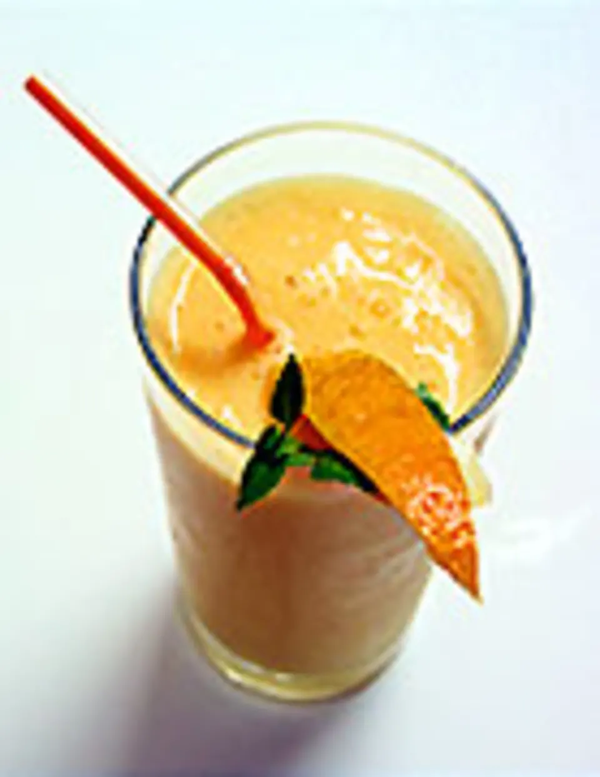 Orange vanilla smoothie