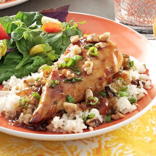 Orange walnut chicken 