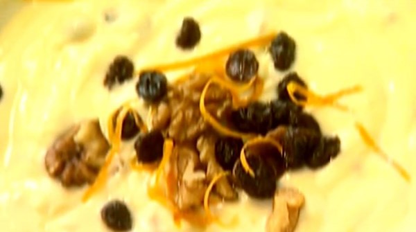 Orange yogurt