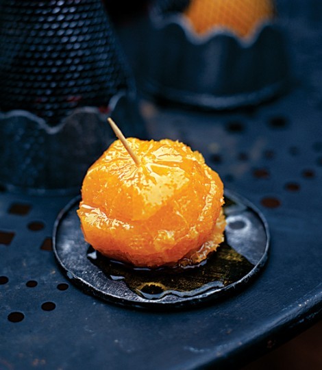 Oranges in maple syrup
