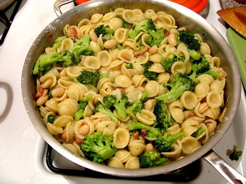 Orecchiette with broccoli & pancetta